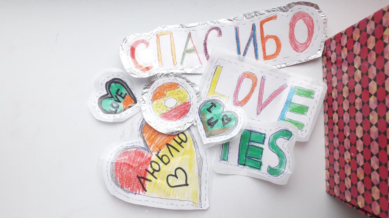 Как сделать рисунок на скотче