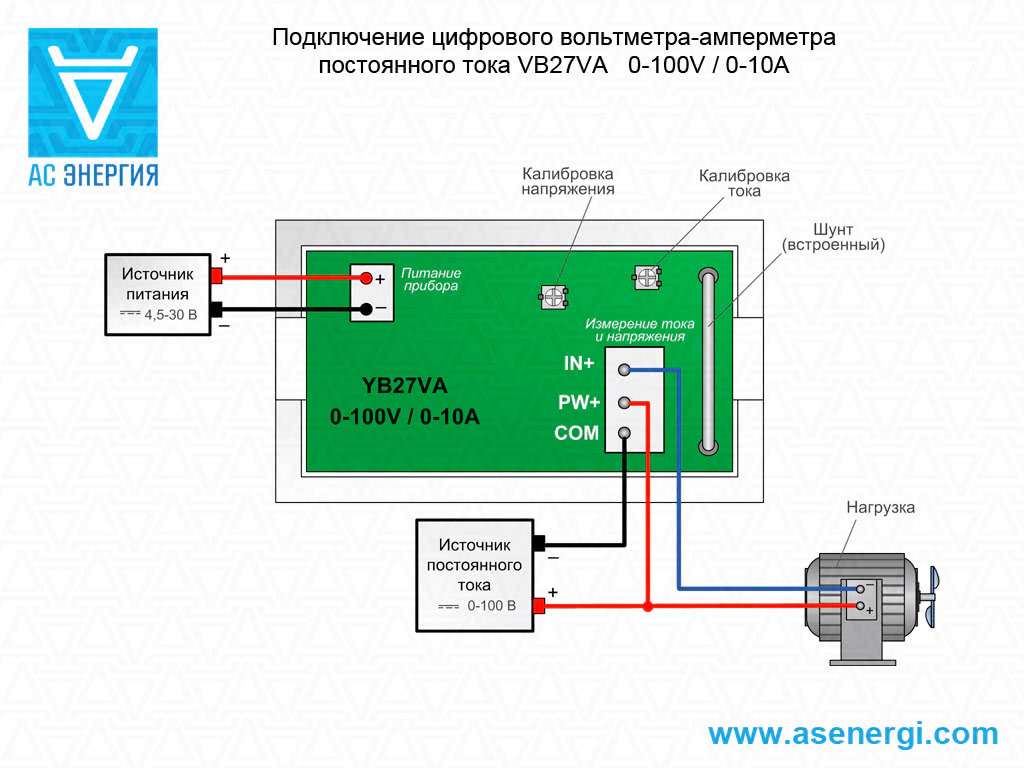 Dsn vc288 схема подключения c шунтом